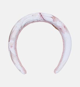 عصابة شعر شيفون بطبعة أزهار