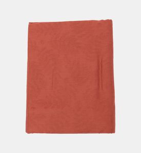 Jacquard Vegetal Mood Cotton Tablecloth, Red, 150x220-cm, Packshot View