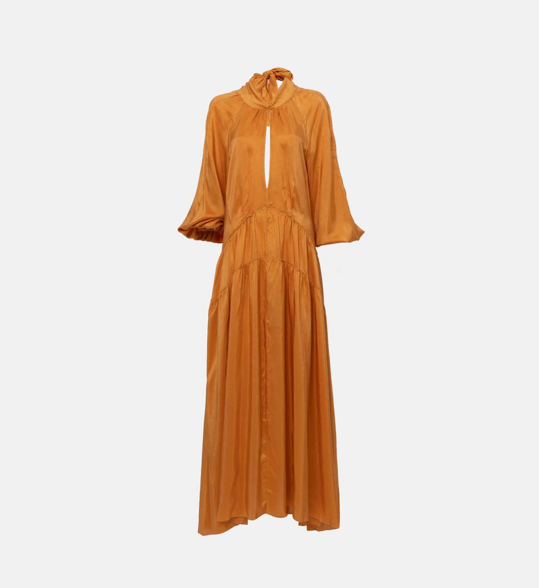 Forte forte Habotai Silk Maxi Dress Dresses Galeries