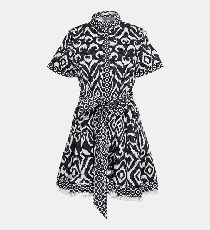 Abstract Printed Mini Dress Abstract Printed Mini Dress