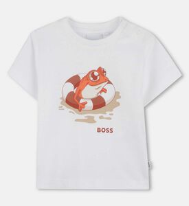 Frog-print Short-sleeve T-shirt