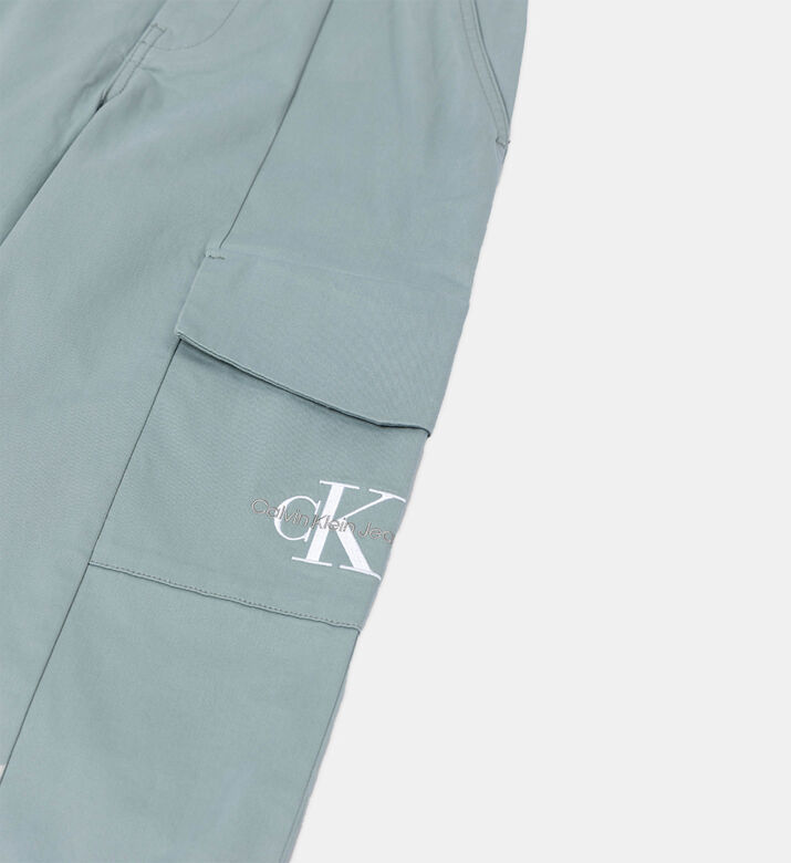 Wide-leg Utility Cargo Trousers