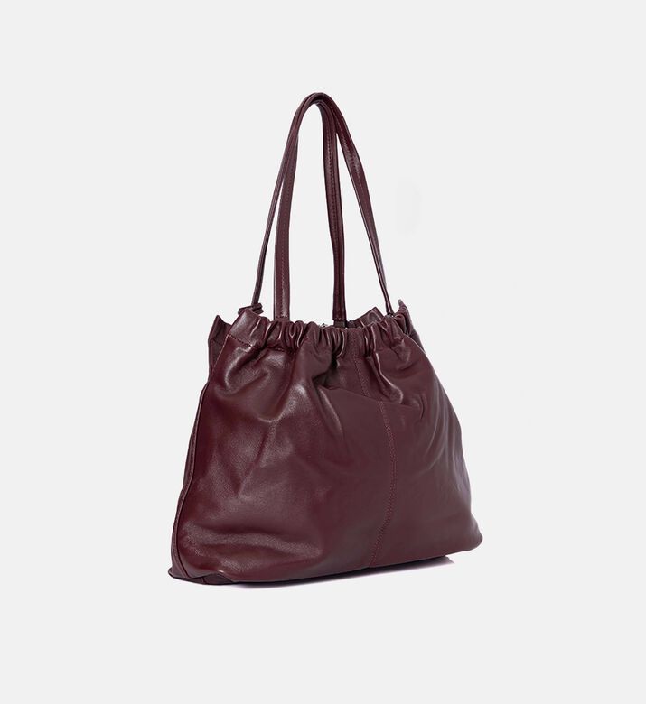 Marc Jacobs Lamb Leather Top Handle Tote Bag, Burgundy, Packshot View