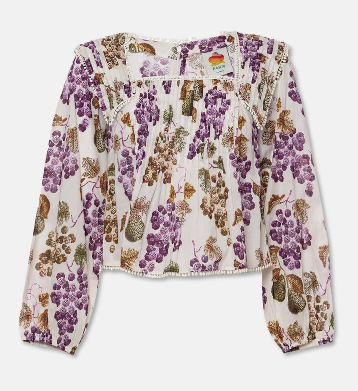 Farm Rio Grape Garden Blouse, Packshot View