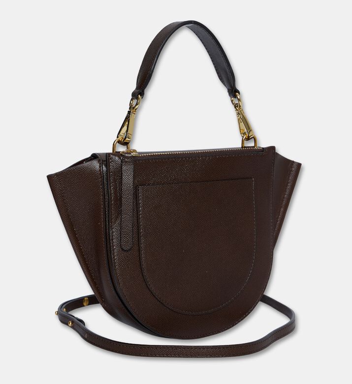 Wandler Bag Hortensia Mini, Dark-brown, Packshot View