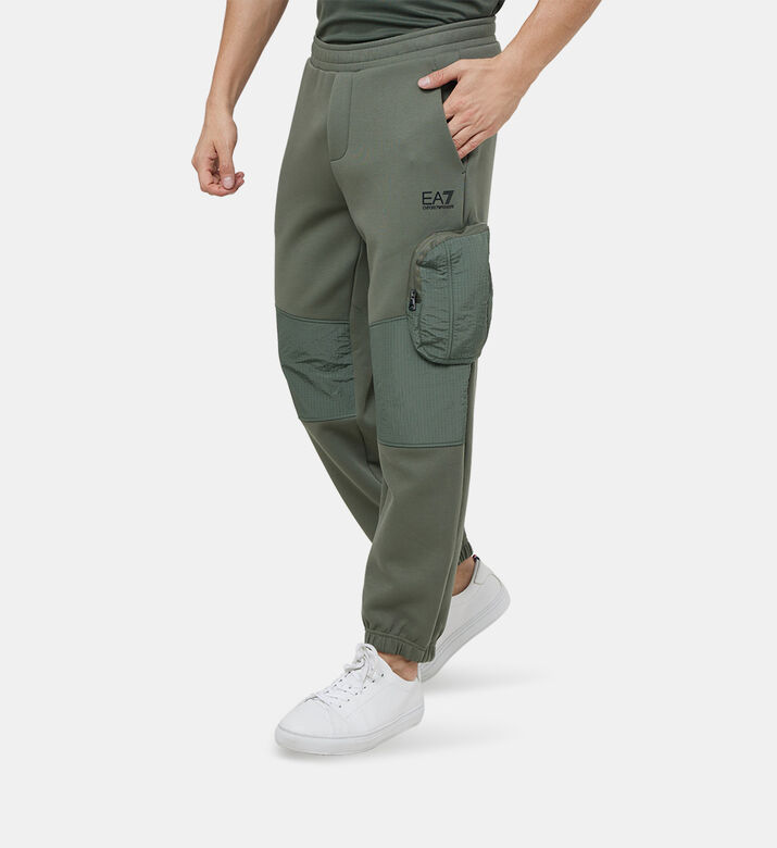 بنطال كارجو قطني رياضي بمزيج من القطن الرياضي