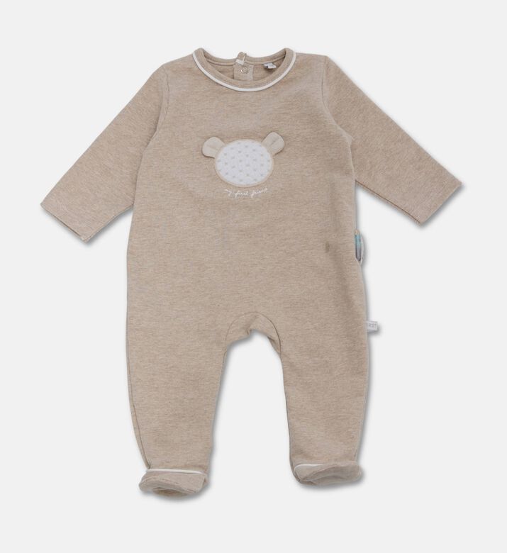 My First Collection Teddy Bear Quilted Romper, Packshot View