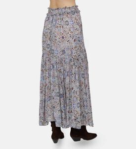Besma Tapestry-print Skirt
