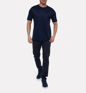 Corneliani Cotton Jersey T-shirt, Navy, 56, Model View