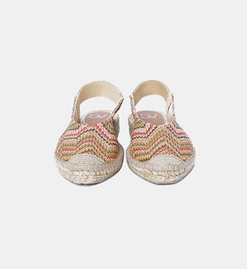 حذاء إسبادريل متعدد الألوان بسير خلفي