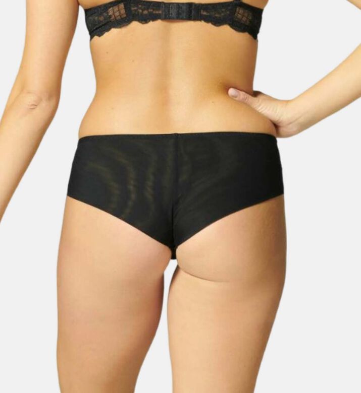 Shorty Semi-sheer Floral Lace Panties Shorty Semi-sheer Floral Lace Panties