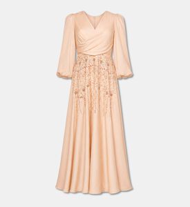 Suzy Matar Embellished Long-sleeve Gown, Packshot View