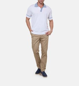Cotton Knit Polo Shirt