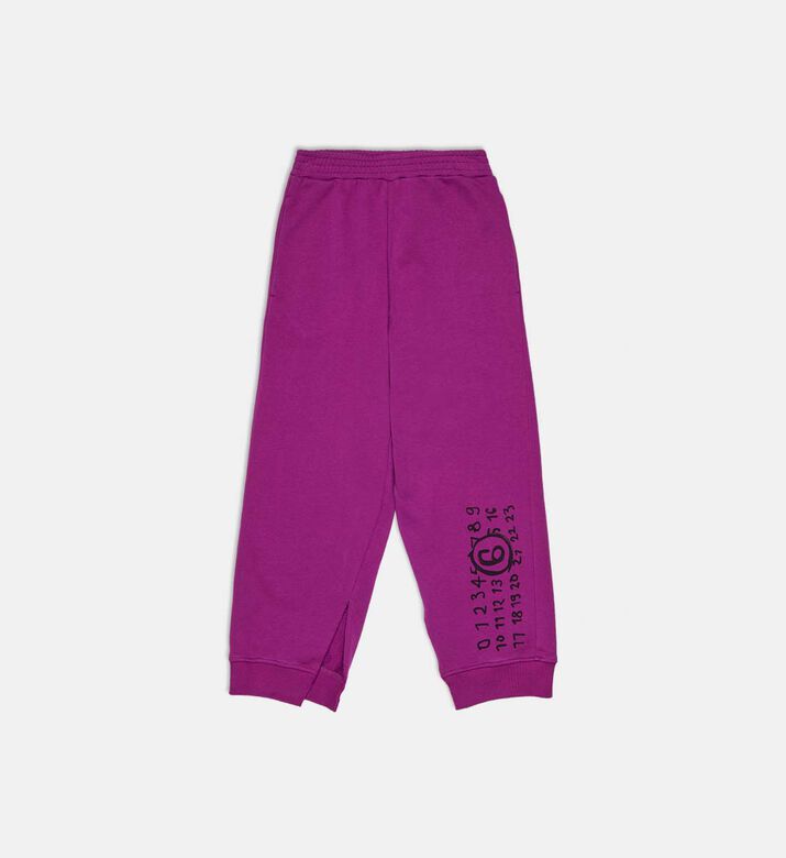 Numeric-print Regular-fit Sweatpants