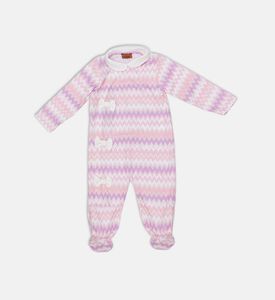 طقم رومبر وقبعة بنقشة