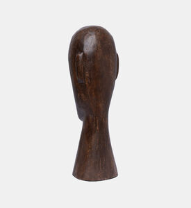 زخرفة خشب الرأس 12x11x38 سم