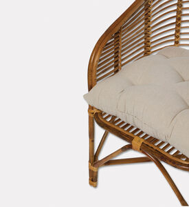 Home Deco and More Woven Curved Chair, Packshot View