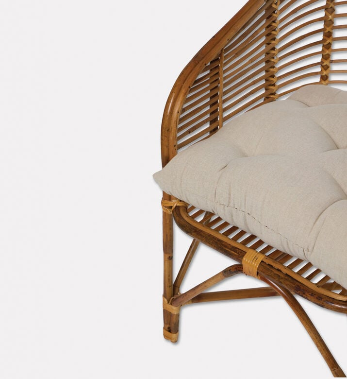Home Deco and More Woven Curved Chair, Packshot View