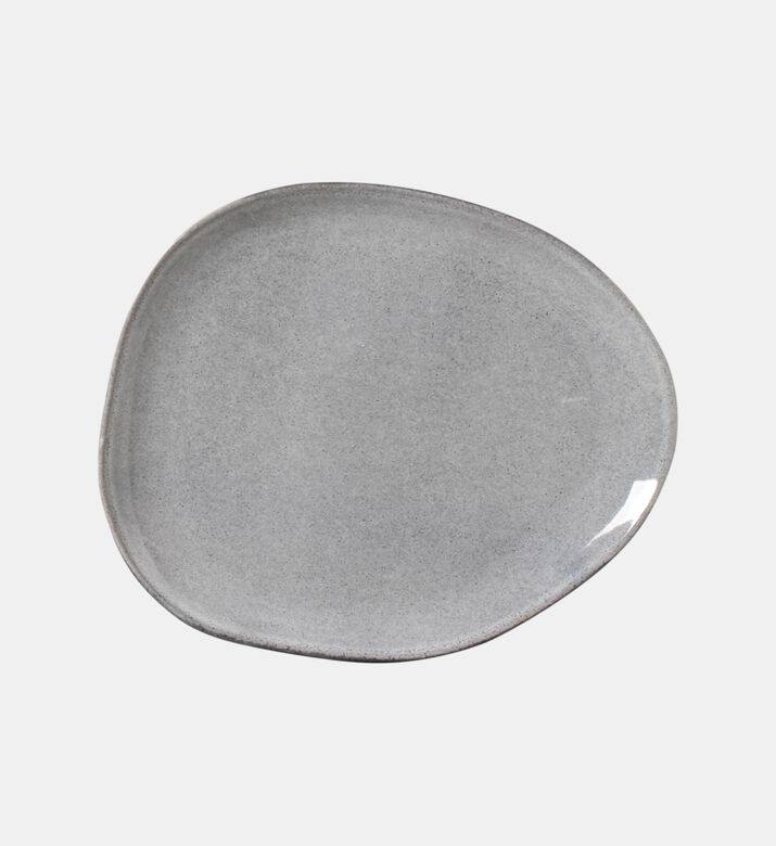 Organic Stoneware Oval Dinner Plate
