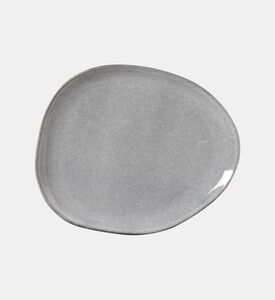 Organic Stoneware Oval Dinner Plate Organic Stoneware Oval Dinner Plate