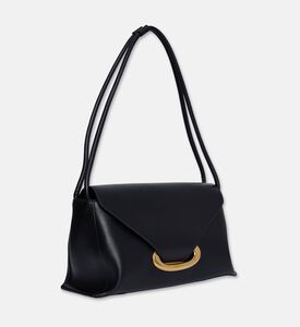 Wandler Veneto Shoulder Linen Bag, Black, Packshot View