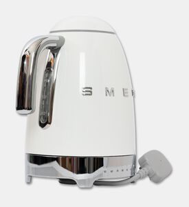 Smeg Standard Stainless Steel Kettle, Cream, Packshot View