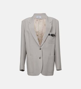 بليزر بحزام جيب