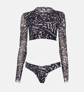 Godalia All-over Zebra-print Swimsuit, Packshot View Godalia All-over Zebra-print Swimsuit, Packshot View