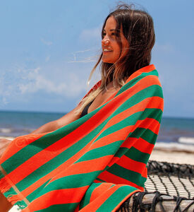 Maris Amber Stripped Beach Towel