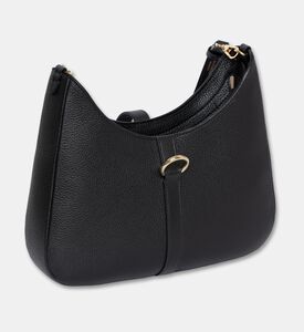 Strathberry Kite Fine Grain Leather Sling Bag, Black, Packshot View