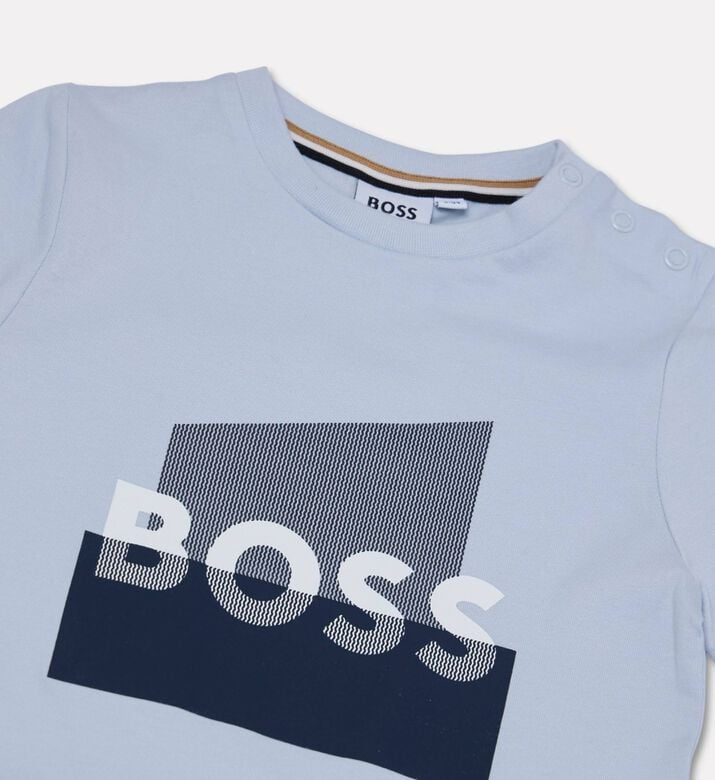 Boss Ts Ss, Blue, 18m, Packshot View