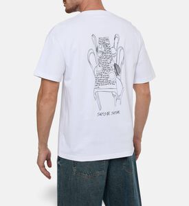 Samsoe Sadinner Logo-print Short-sleeve T-shirt, Model View