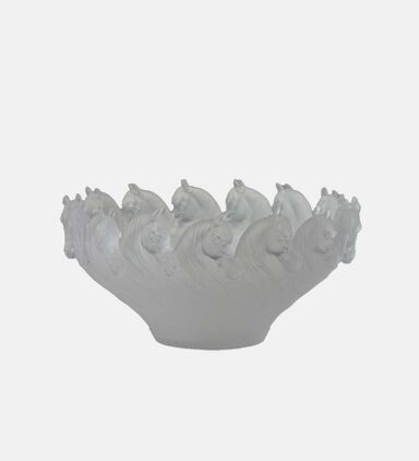 Scalloped Rim Glass Bowl