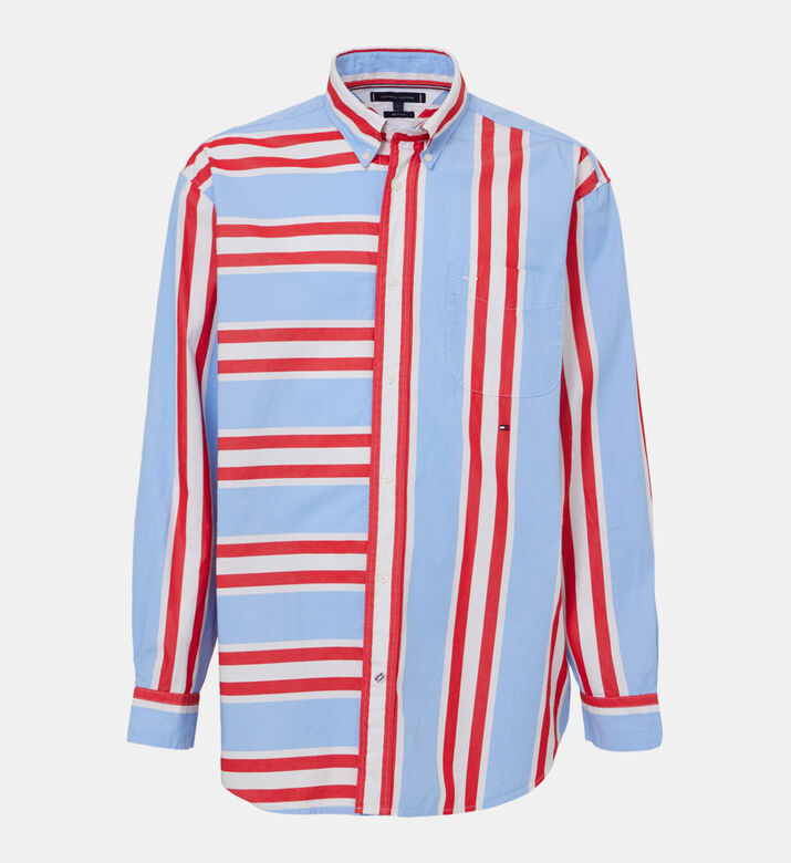 Mixed Stripe Regular-fit Shirt