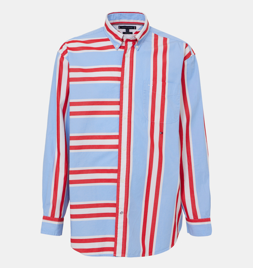 Mixed Stripe Regular-fit Shirt