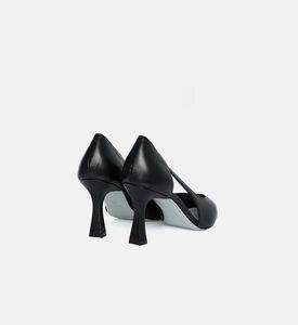 Pointed-toe Cutout-detail Pumps