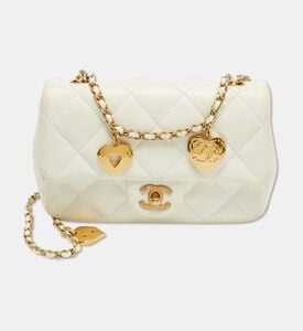 Chanel Preowned Chanel Heart Charm Classic New Mini Quilted Flap Bag, Packshot View