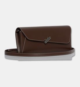 Mlouye Calf Leather Isla Grab Wallet, Dark-brown, Packshot View
