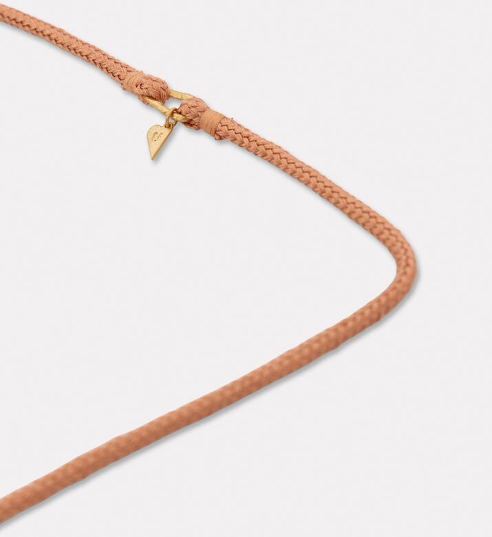 Forte-Forte Crochet Rope Necklace Agate Pendant, Packshot View