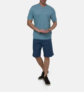 شورت بقصة عادية بمزيج قطن