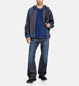 T-adjind Denim-like Marble Wash T-shirt