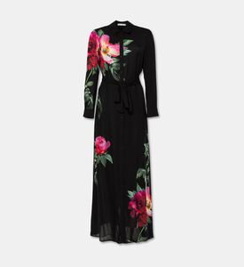Alice and Olivia Floral-print Button Closure Dress, Packshot View