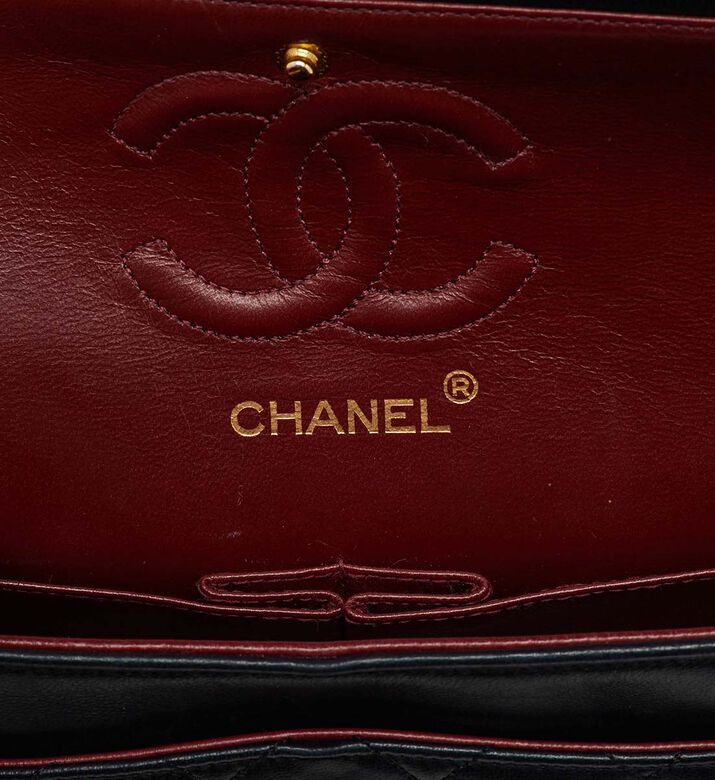 Chanel Quilted Leather Small Classic Double Flap Bag Preowned