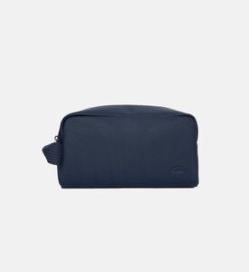 Logo-patch Zippered Toiletry Bag