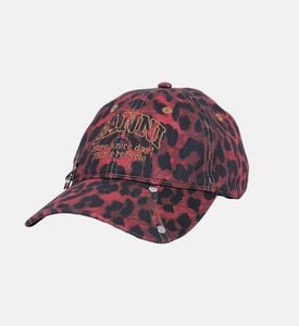 Leopard-print Cap Leopard-print Cap
