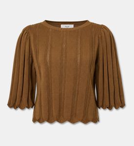 Ba&sh Textured Puff-sleeve Knit Jumper, Packshot View
