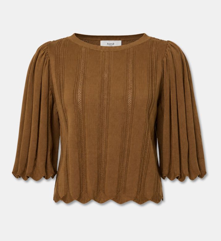 Ba&sh Textured Puff-sleeve Knit Jumper, Packshot View