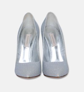 Casadei Glitter Pointed-toe Stiletto Pumps, Silver, Eu-39, Packshot View