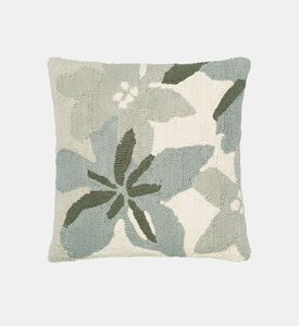 وسادة قطنية بطبعة زهور