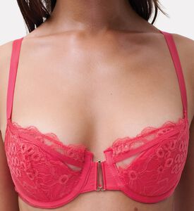 Chantelle Floral Lace Balcony Bra, Model View